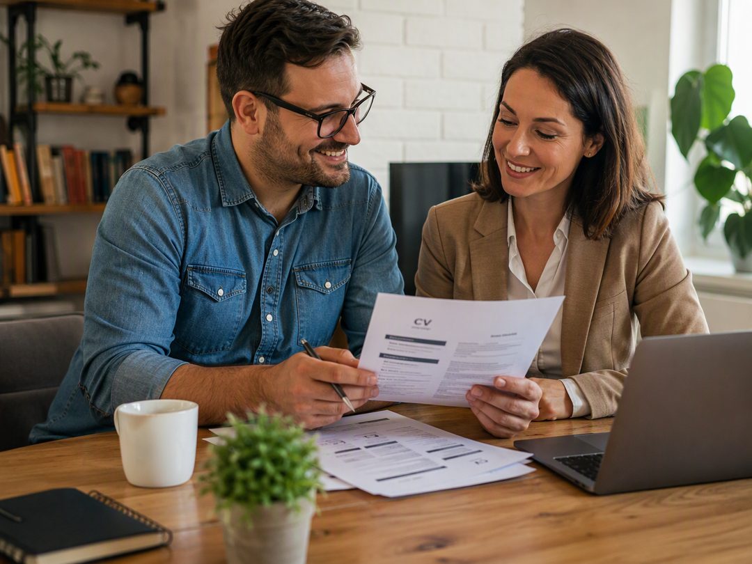 The MyLocalCV writers at work on real customer CVs