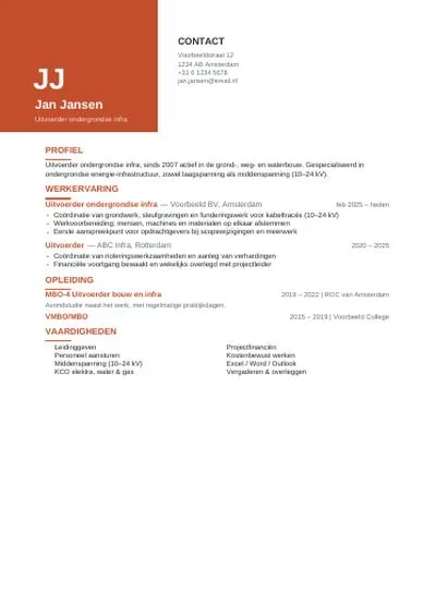 Creative CV design